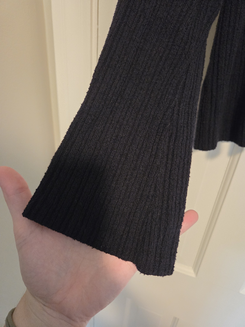 Old Navy Soft Black Ribbed Cardigan Sweater Size 2X - Picture 2 of 8